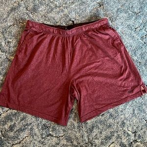 Maroon 4XL mens shorts